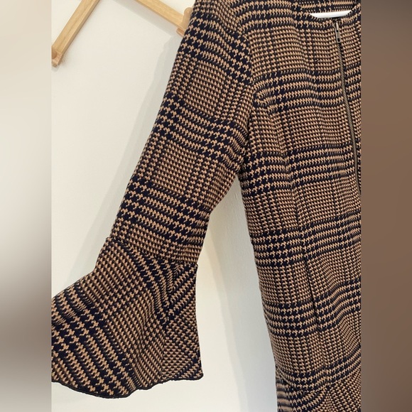 Cabi Flounce Jacket Plaid Dress - Picture 6 of 12